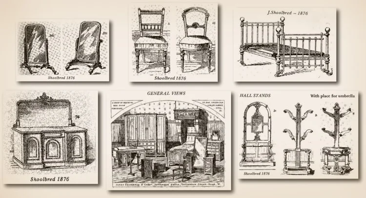 Illustrated catalog of interior designer