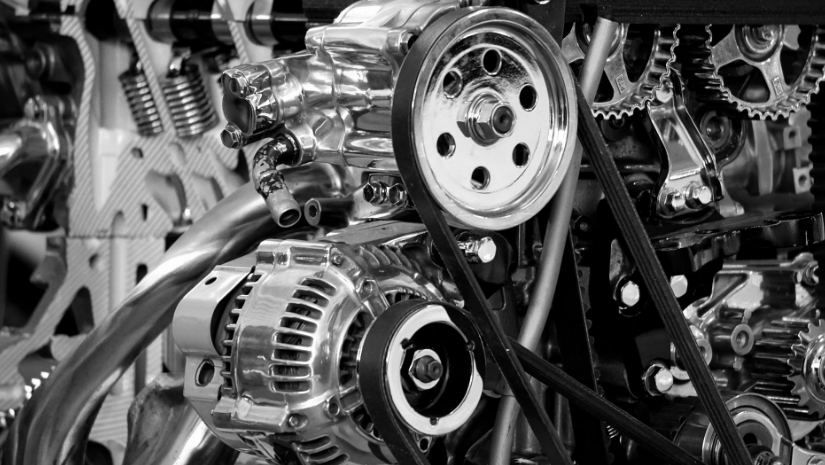 mechanics of an engine.