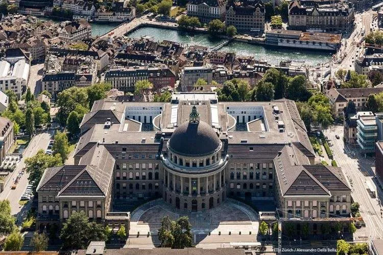 ETH Zurich campus from above.