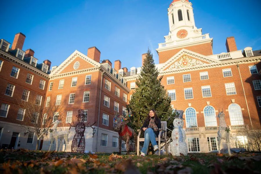 Harvard University campus.